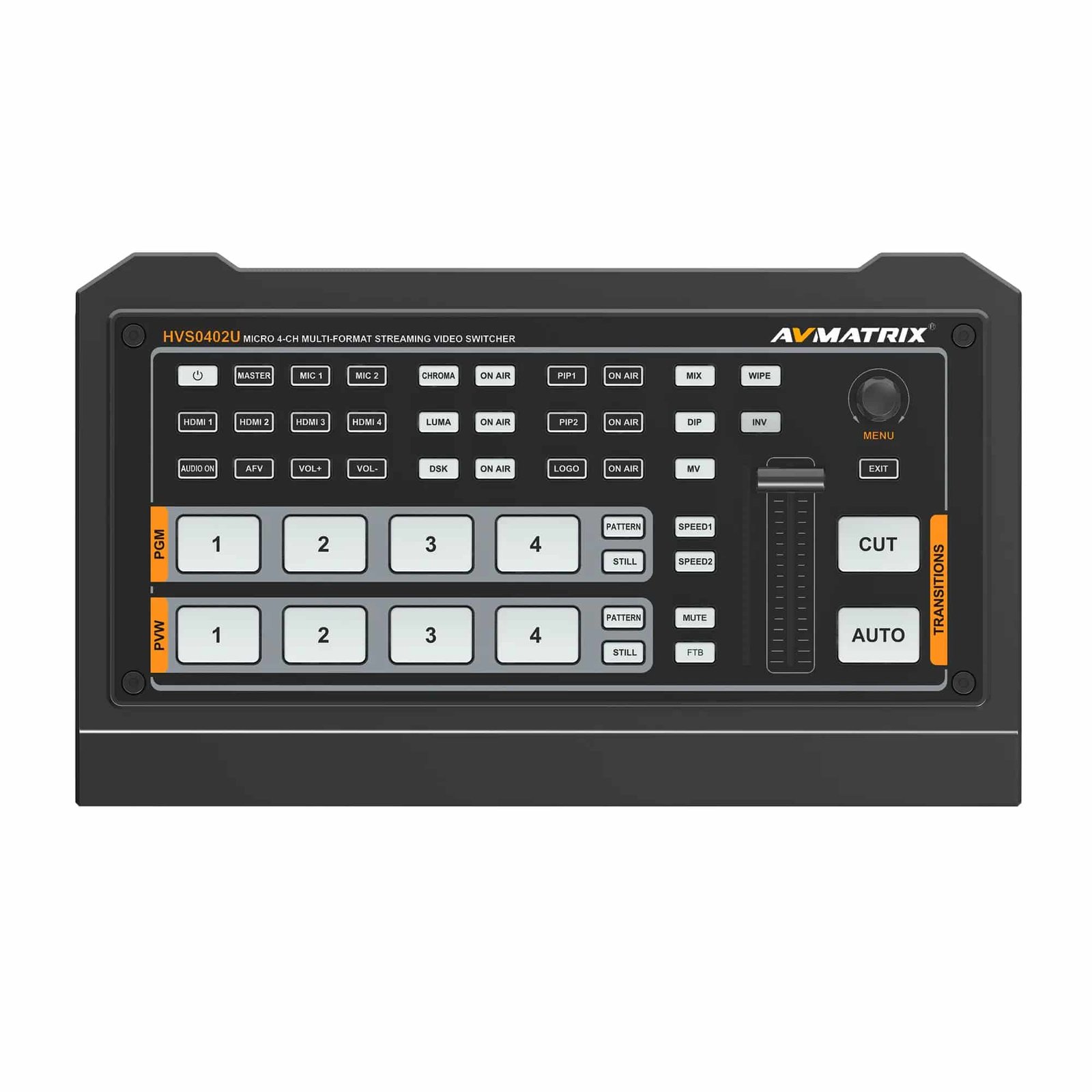 HVS0402U – 4CH HDMI Streaming Switcher